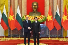 [Foto] Presidente vietnamita y su homólogo búlgaro sostienen conversaciones