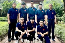 Delegación vietnamita en la Olimpiada Internacional de Matemática 2023. 