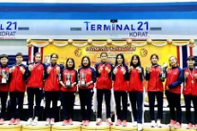 La selección vietnamita de Sepak Takraw conquistó una medalla de oro en el Campeonato Mundial de Sepak Takraw King’s Cup 2023. (Foto: thanhnien.vn)