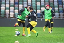 Un entrenamiento de la selección nacional de fútbol femenino de Vietnam. (Fuente: VFF)