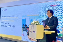 El viceministro de Planificación e Inversión Tran Duy Dong, habla en el evento. (Foto: qdnd.vn)