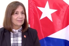 La vicepresidenta de la Asamblea Nacional del Poder Popular y del Consejo de Estado de Cuba, Ana María Mari Machado. (Foto: VNA)