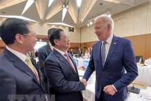 El primer ministro de Vietnam, Pham Minh Chinh, se reunió con el presidente estadounidense, Joe Biden. (Fuente: VNA)