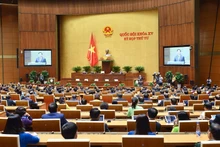 El quinto período de sesiones del Parlamento vietnamita. (Foto: Nhan Dan)