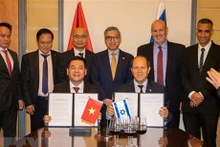 Acto para anunciar la conclusión de las negociaciones sobre el Tratado de Libre Comercio Vietnam-Israel (VIFTA). Fuente: VNA)