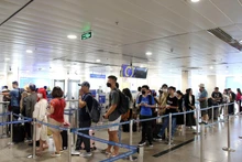 En el aeropuerto de Tan Son Nhat. (Fotografía: VNA)