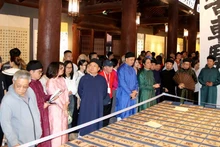 En la exposición. (Foto: baovanhoa.vn)