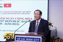 Huynh Thanh Lap, presidente de la Asociación de Amistad Vietnam-la India de Ciudad Ho Chi Minh. (Fotografía: VNA)