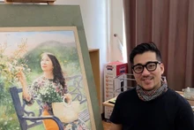 El pintor vietnamita Toan Nguyen. (Fotografía: vietnamnet.vn)