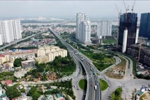Carretera de circunvalación 3, tramo de Pham Van Dong que conecta con el puente Thang Long. (Fotografía: VNA)