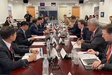En el Diálogo de Política 2023. (Foto: nhandan.vn)