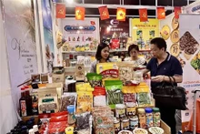 En el pabellón de Vietnam. (Foto: VNA)