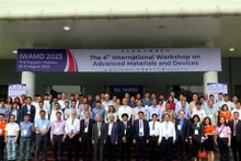 Los participantes de la Conferencia Internacional sobre Materiales y Dispositivos Avanzados (IWAMD 2023). (Foto: VNA)