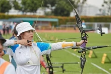 Do Thi Anh Nguyet espera ganar una plaza olímpica en la Copa Mundial Hyundai de Tiro con Arco Antalya 2024. (Foto: VNS)