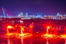 Una serie de espectáculos presentados por primera vez en Da Nang a gran escala con el mejor cartel del mundo. (Foto: Equipo Kim Lien)