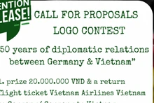 Concurso de diseño para el logo de relaciones Vietnam- Alemania. (Foto: thoidai.com.vn)