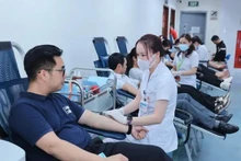 Donación de sangre en Vietnam. (Foto: VNA)