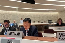 Cung Duc Han, subjefe de la misión permanente de Vietnam en Ginebra. (Foto: VNA)
