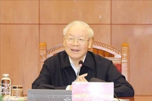 El secretario general del Partido Comunista de Vietnam, Nguyen Phu Trong. (Foto: VNA)