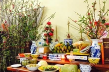 Altar de los ancestros en la cultura vietnamita. (Fotografía: VNA)