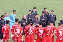 Anuncian lista de jugadores vietnamitas convocados a Copa AFF Mitsubishi Electric 2022. (Fotografía: VNA)