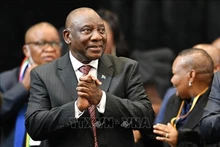 El presidente de Sudáfrica, Cyril Ramaphosa. (Foto: VNA)