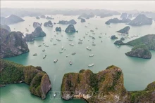 Una parte de la Bahía de Ha Long. (Foto: VNA)