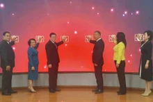 Ceremonia de lanzamiento de la “Semana de Amistad entre la provincia de Long An y la provincia de Liaoning". (Foto: Periódico de Long An)