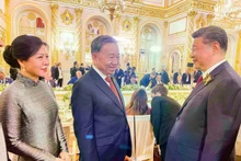 El secretario general del PCV, To Lam, sostiene encuentro con el secretario general del Partido Comunista de China y presidente del país, Xi Jinping. (Foto: baoquocte.vn)