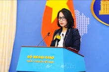 La portavoz del Ministerio de Relaciones Exteriores de Vietnam, Pham Thu Hang. (Foto: VNA)