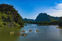 Complejo turístico de Trang An, en la provincia de Ninh Binh. (Fotografía: VNA)