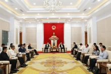 En el encuentro. (Foto: baoquangninh.vn)