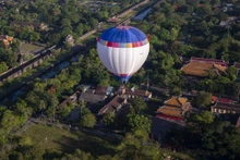 En el Festival Internacional de Globos Aerostáticos Hue en 2022. (vov.vn)