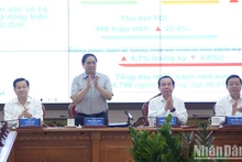 El primer ministro de Vietnam, Pham Minh Chinh, en el evento. (Fuente: Nhan Dan)