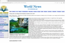 El artículo "Vietnam aspira a convertirse en el principal destino turístico del sudeste asiático para 2030" en Vientianetimes.