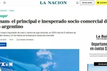El artículo del periódico La Nación de Argentina.