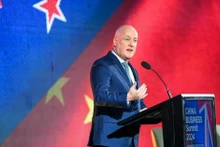 El primer ministro de Nueva Zelanda, Christopher Luxon, en un evento. (Foto: VNA)