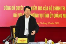 [Foto] Anuncian plan de inspección al Buró Ejecutivo del Comité partidista de Quang Ninh