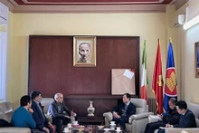 En la reunión. (Fotografía: VNA)