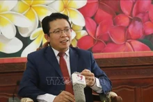 El subdirector de la Academia Nacional de Política y Administración Pública de Laos (NAPPA), Daosavanh Kheuamixay. (Foto: VNA)