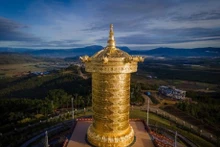 Gran estupa Drigung Kagyu (Fuente:nld.com.vn)