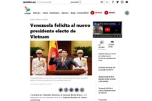 El presidente de Venezuela, Nicolás Maduro, envía felicitaciones al nuevo mandatario electo de la República Socialista de Vietnam, Luong Cuong. (Foto: captura de la pantalla)
