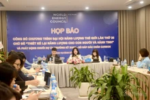 En la conferencia de prensa. (Foto: congthuong.vn)