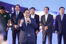 El primer ministro de Vietnam, Pham Minh Chinh, en el evento. (Fotografía: VNA)