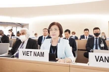 La embajadora Le Thi Tuyet Mai, representante permanente de Vietnam ante las Naciones Unidas, la Organización Mundial del Comercio (OMC) y otros organismos. (Fotografía: VNA)