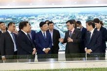 Vicepremier singapurense elogia modelo de Parque Industrial en Vietnam. (Fotografía: VNA)