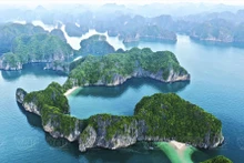 La bahía de Lan Ha desde arriba (Foto: Revista Vietnam)