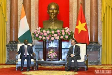 Presidente vietnamita recibe al máximo dirigente legislativo marfileño 
