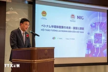 El embajador de Vietnam en Japón, Pham Quang Hieu, habla en el evento. (Foto: VNA)