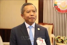 El ministro de Tecnología y Comunicaciones de Laos, Boviengkham Vongdara. (Foto: VNA)